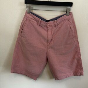 J Crew Mens Size W32 Pink Chino Shorts Casual Preppy Golf Thin Lightweight‎